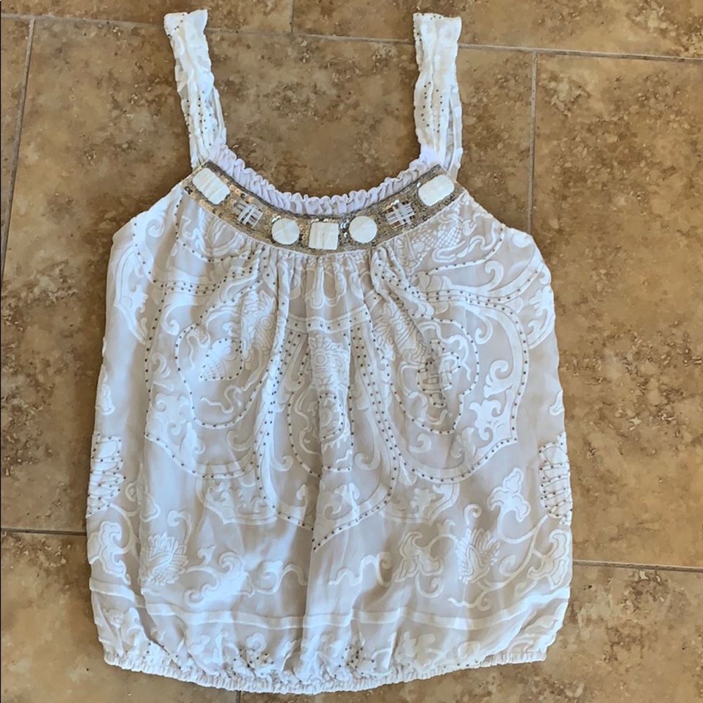 Hale Bob Embellished Tank Top - New, Never Worn